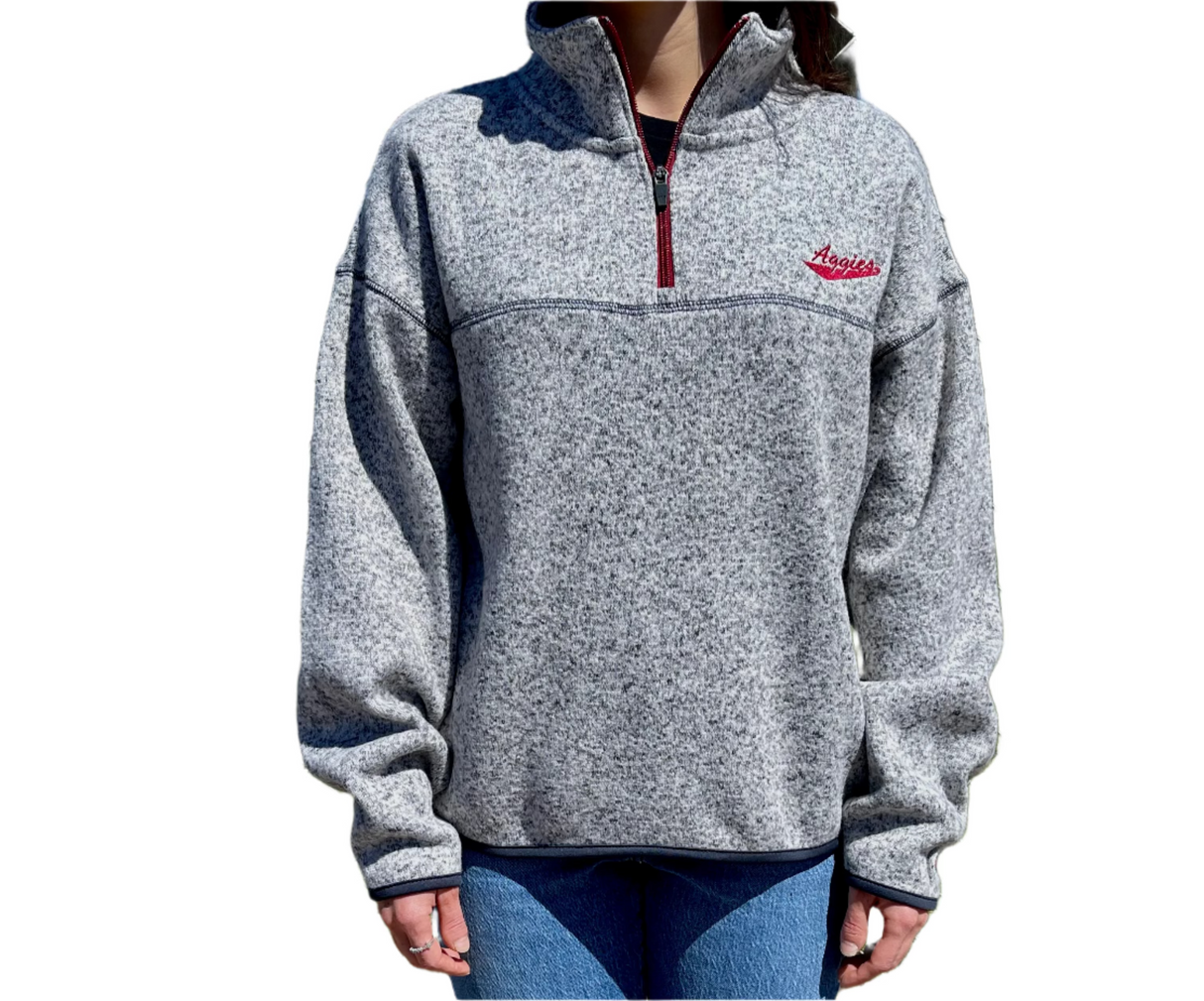 Women's Aggies Stadium Collection 1/4 zip
