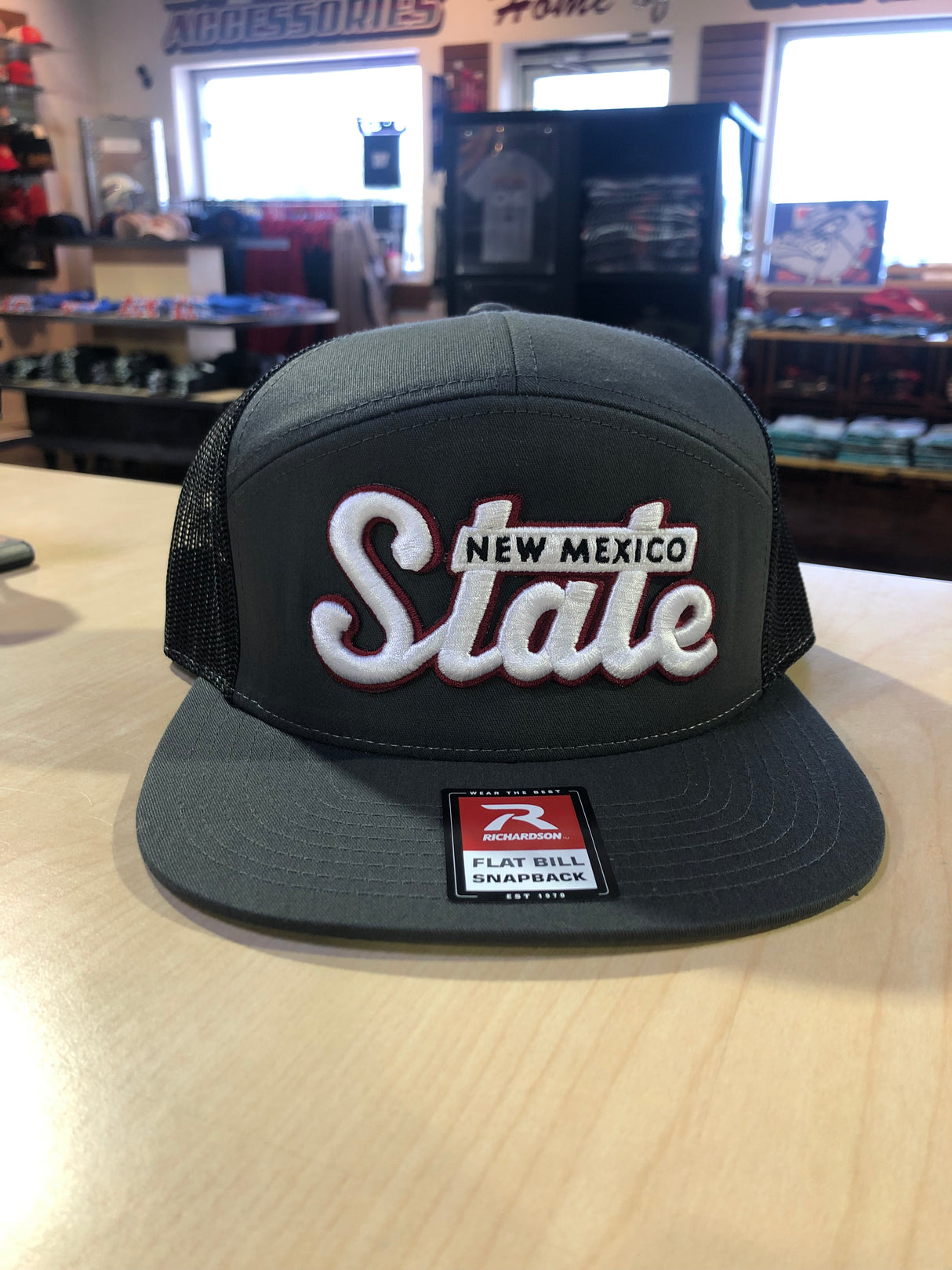 Retro NM State Panel Trucker Cap