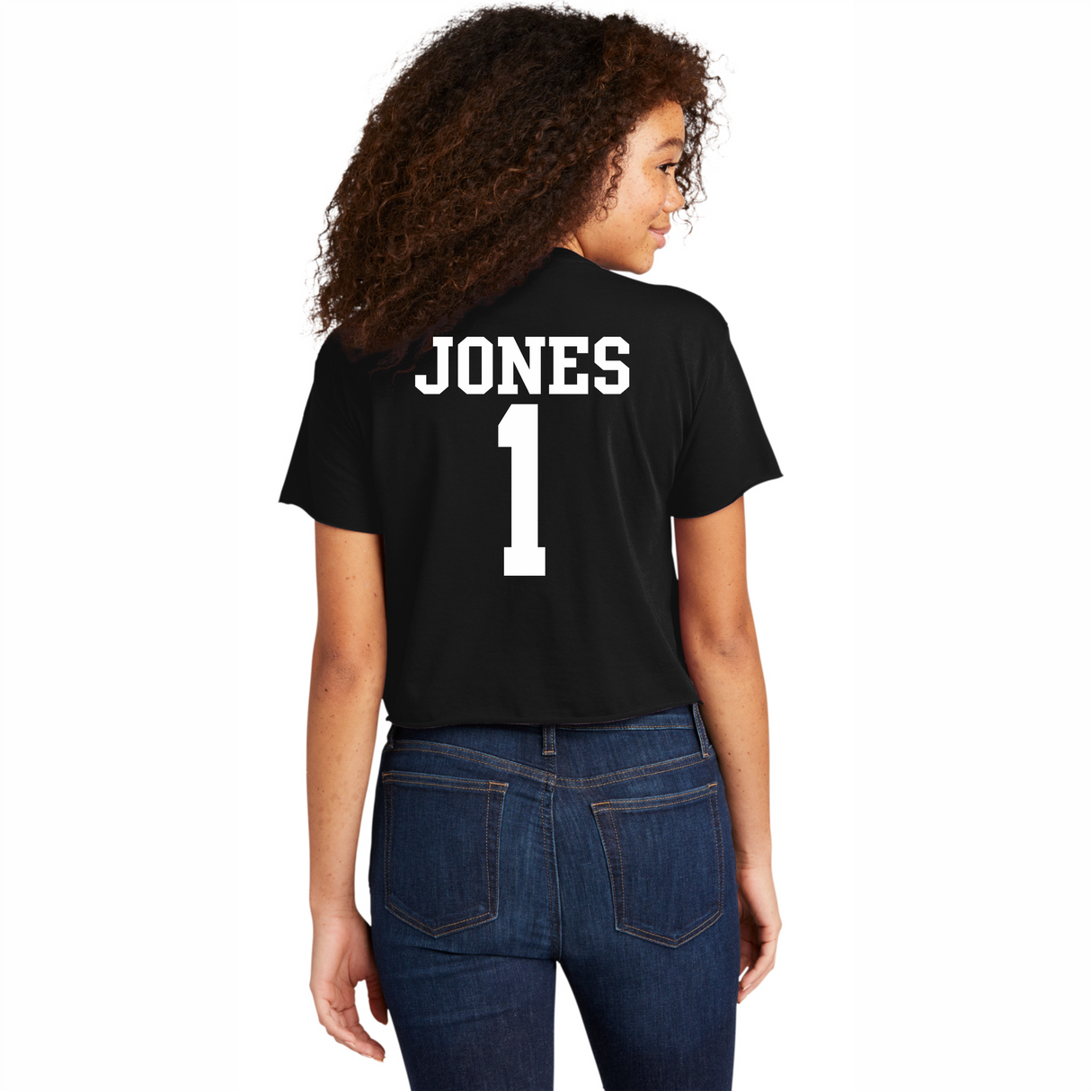 Makenzie Jones #1 NIL Retro Crop Tee
