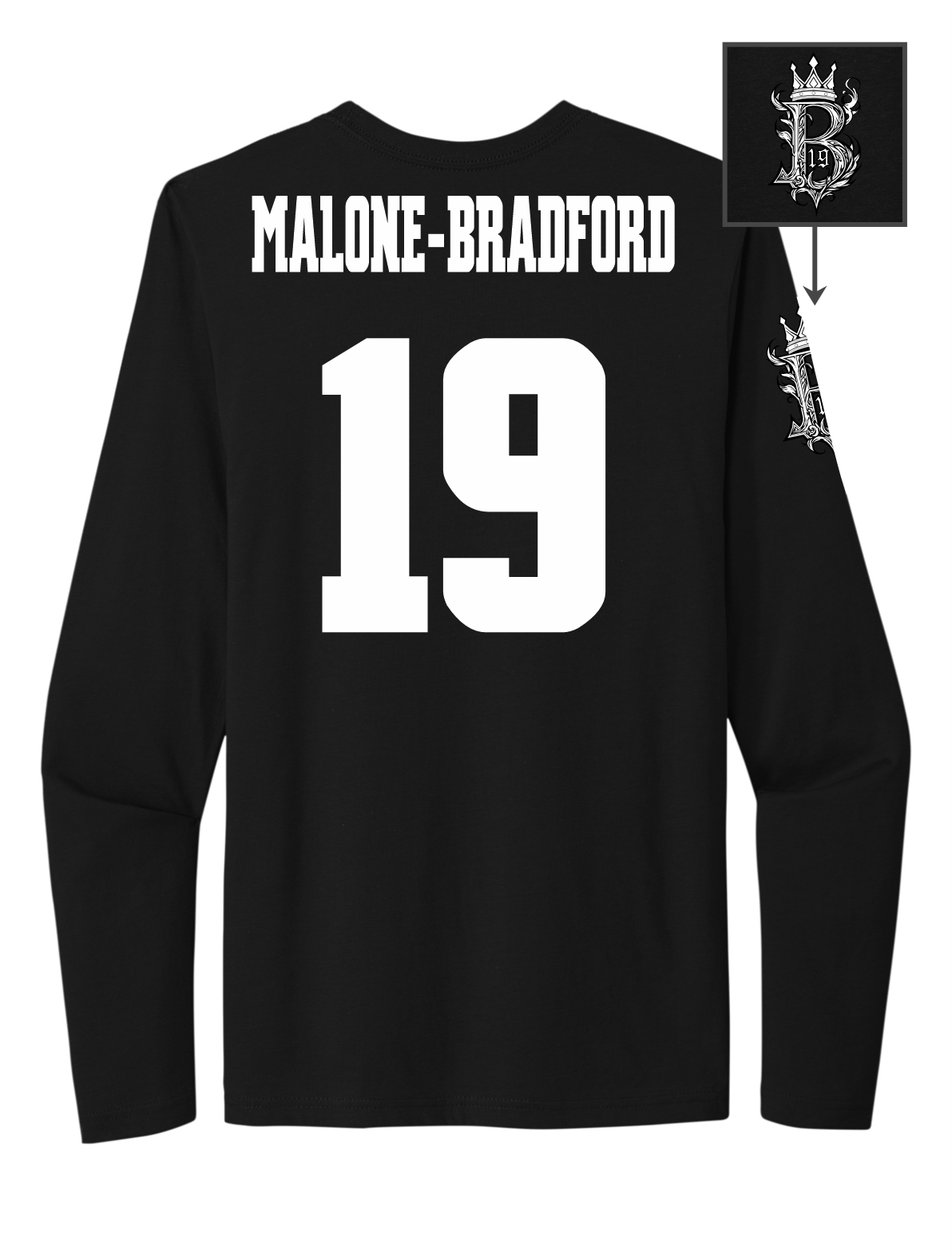 Brodrick Malone-Bradford #19 Football Long Sleeve