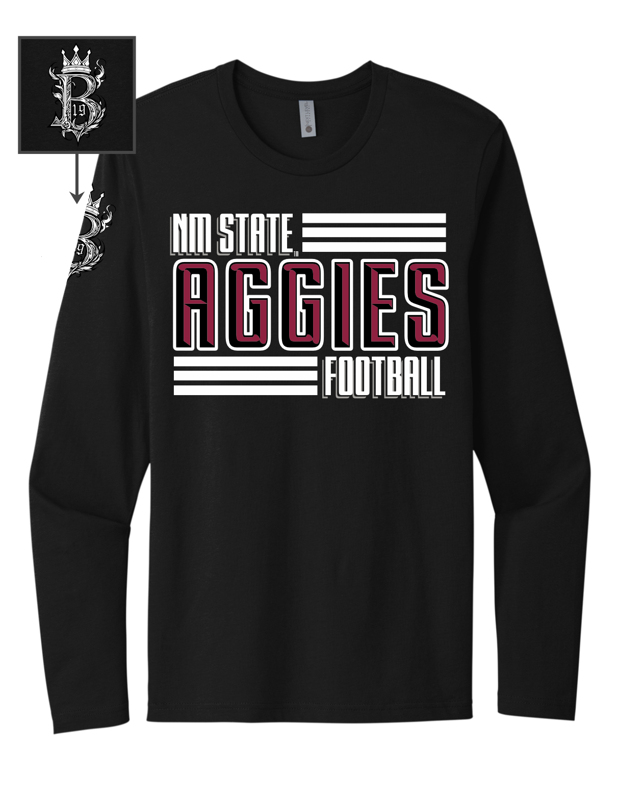 Brodrick Malone-Bradford #19 Football Long Sleeve