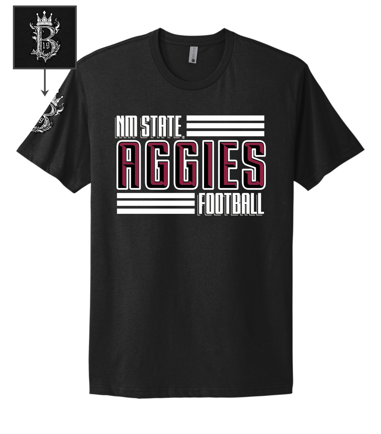 Brodrick Malone-Bradford #19 Football NM State Tee