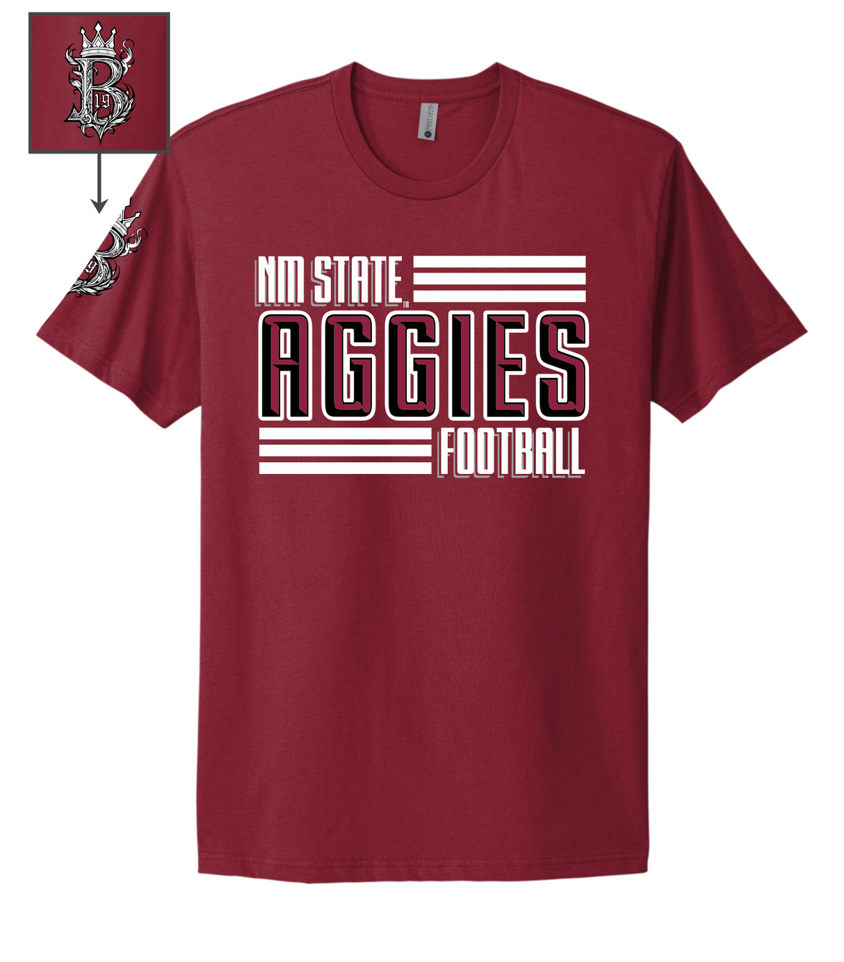 Brodrick Malone-Bradford #19 Football NM State Tee