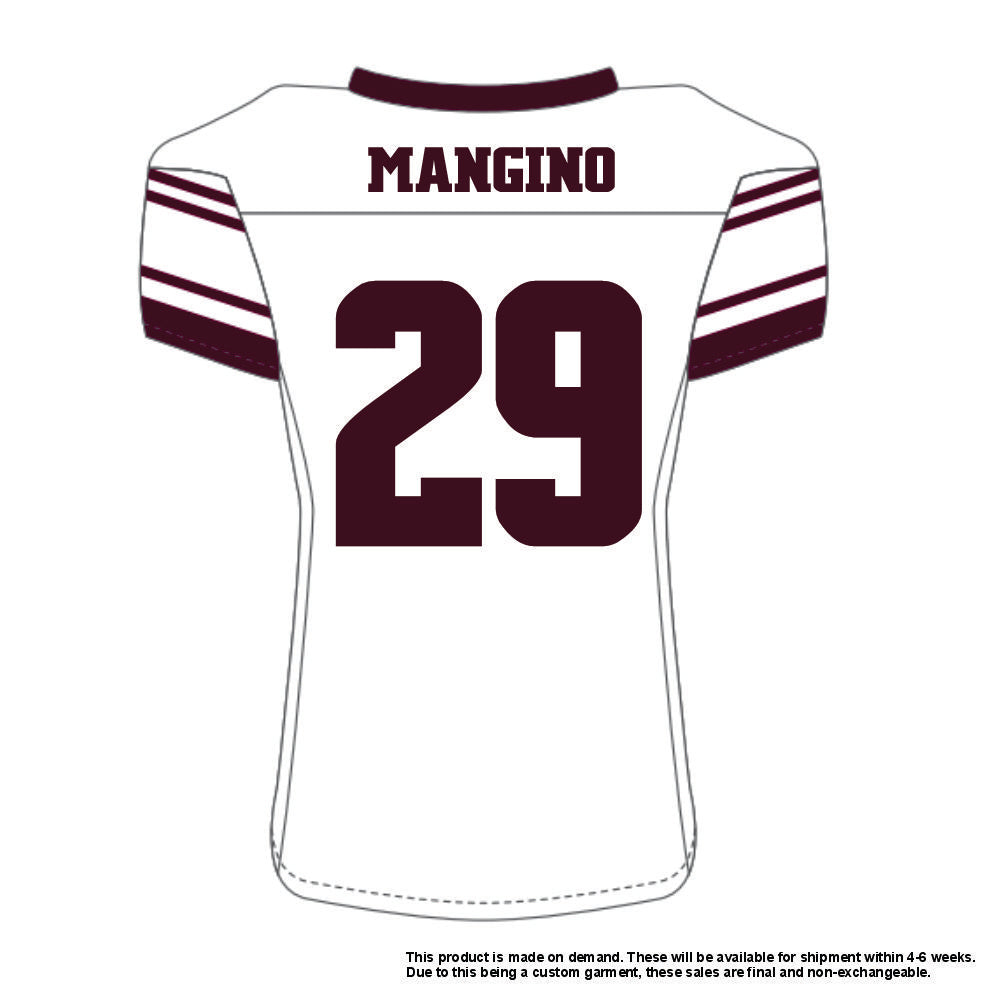 Colt Mangino #29 White Replica Jersey