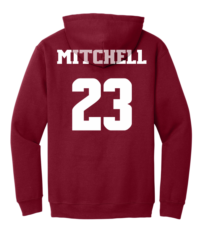 Nate Mitchell #23 Football Hoodie