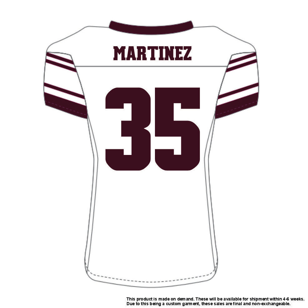 Tyler Martinez #35 White Replica Jersey