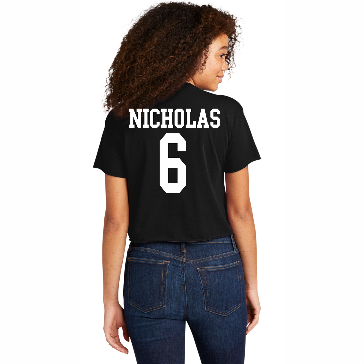 Emmy Nicholas #6 NIL Retro Crop Tee