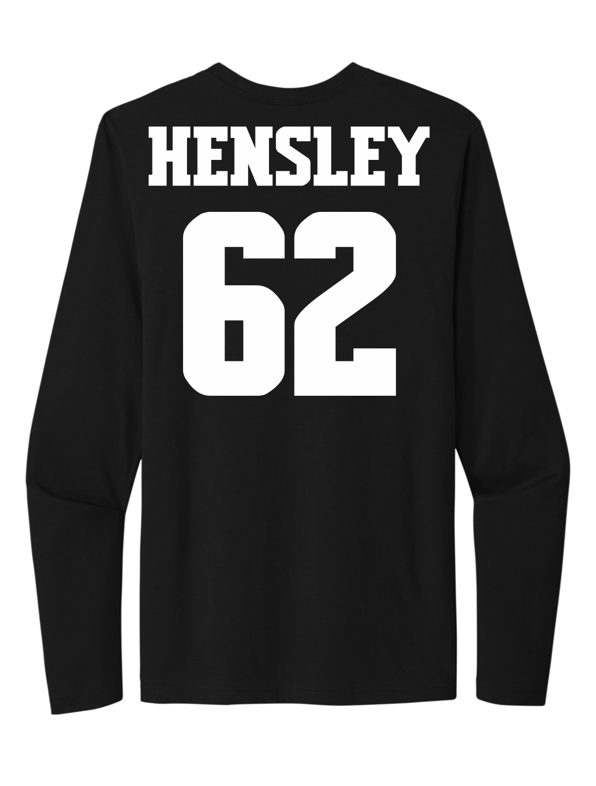 Ezra Hensley #62 Football Stitched Long Sleeve