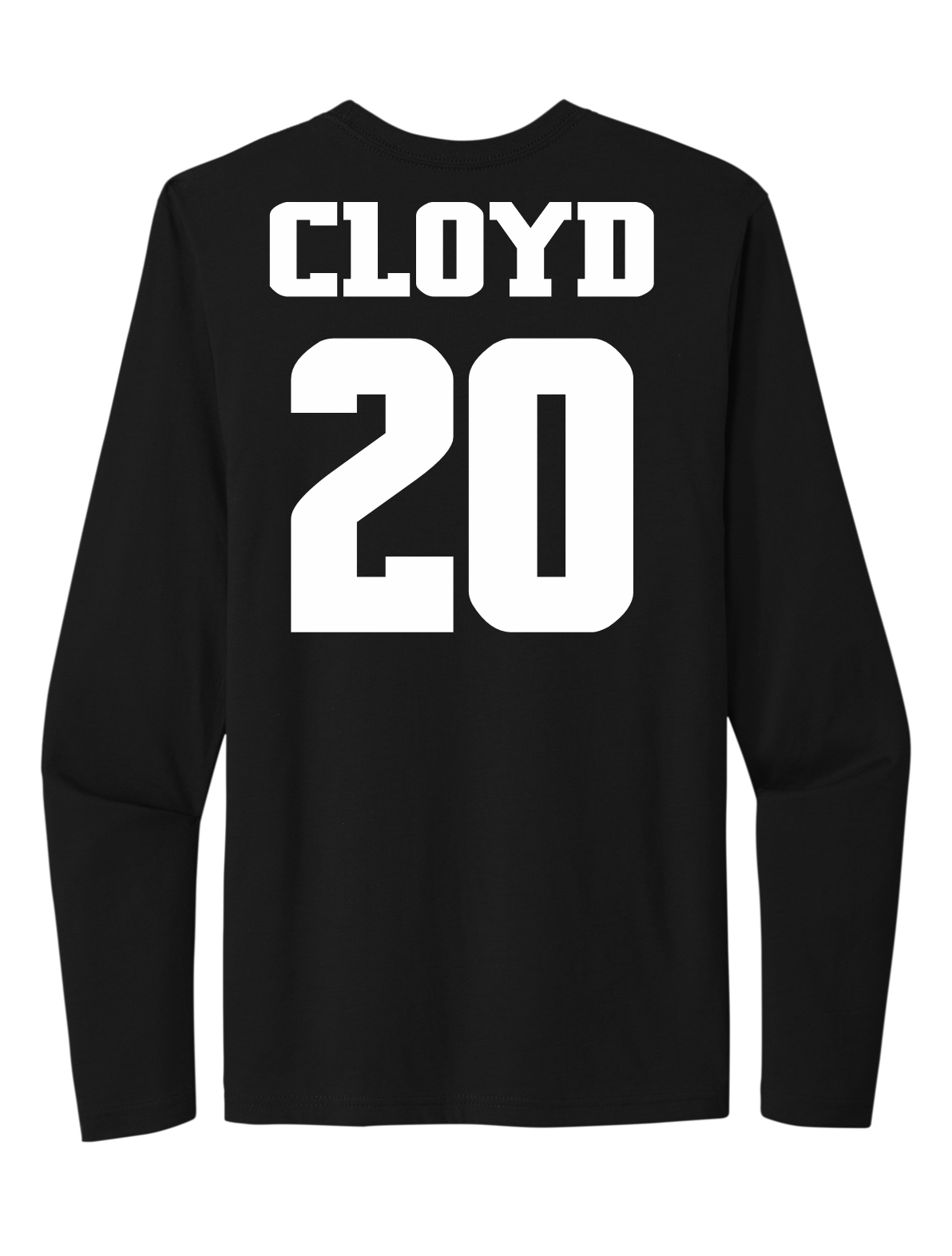 DJ Cloyd #20 Football Stitched Long Sleeve
