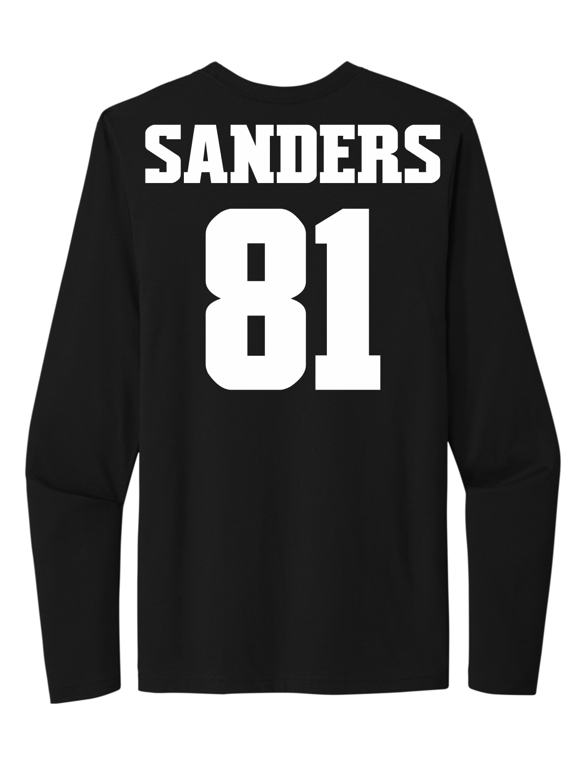JaDarius Sanders #81 Football Stitched Long Sleeve