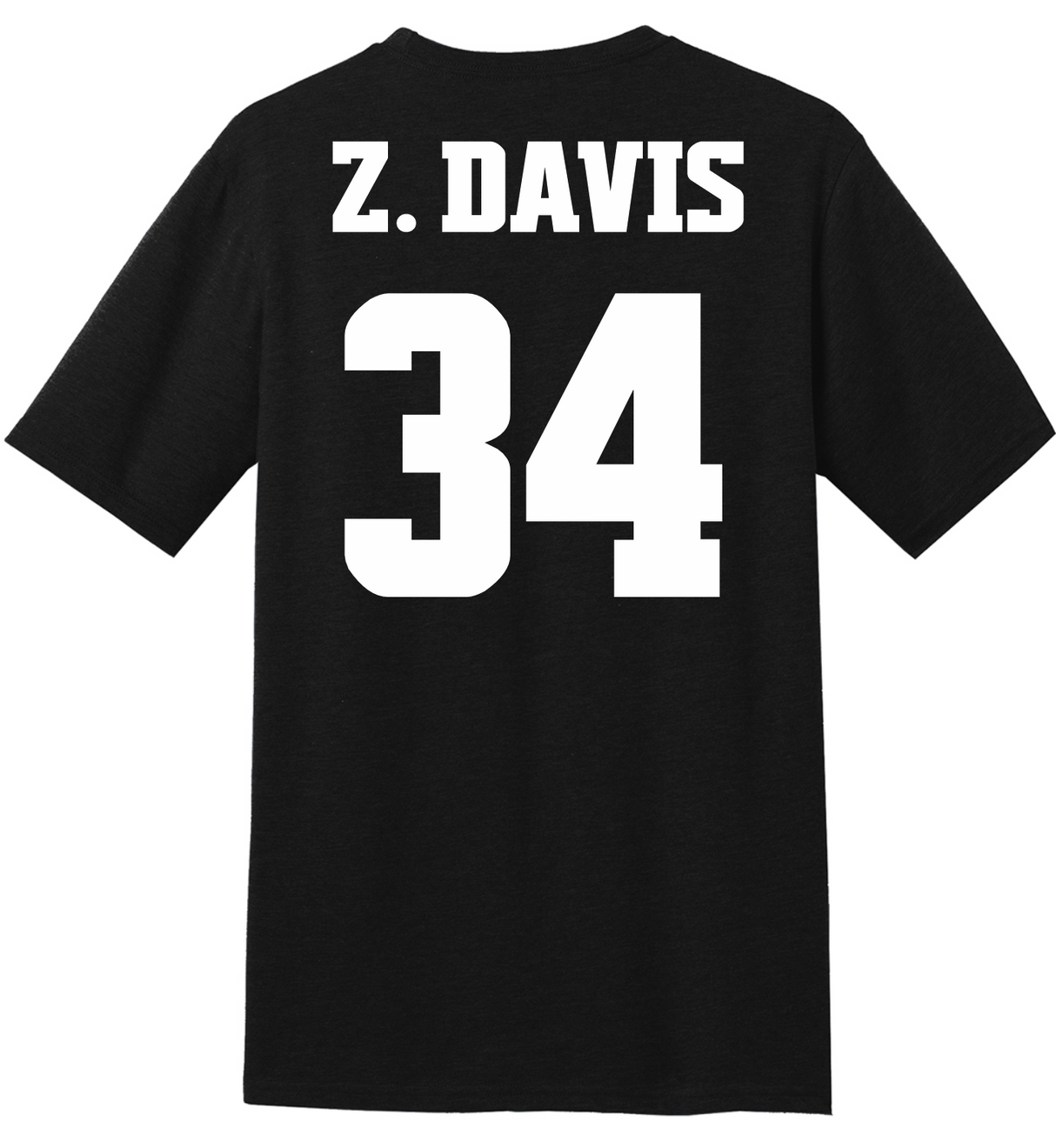 Zaiden Davis #34 Football Stitched Tee
