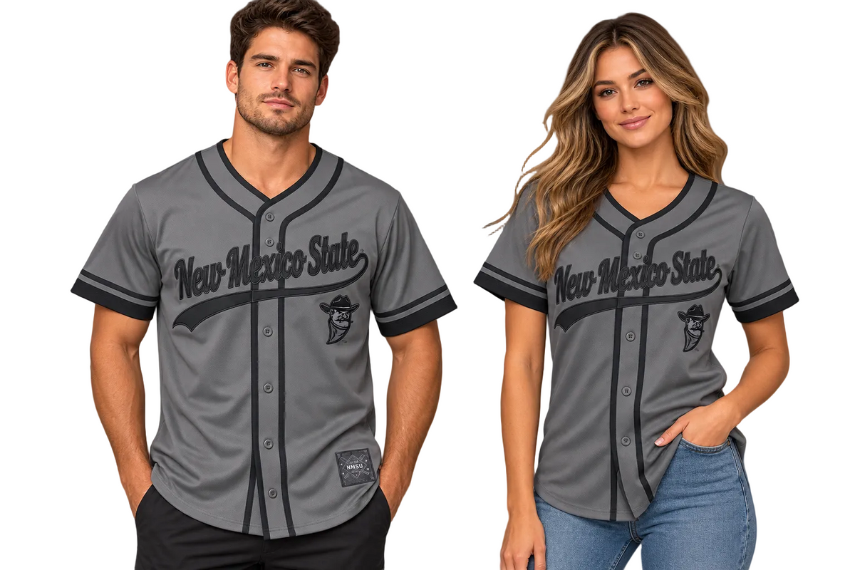 New Mexico State Gray Out Baseball Jersey
