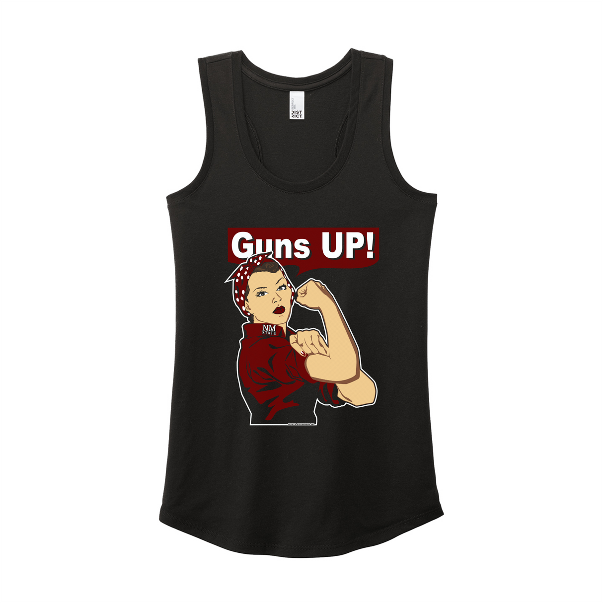 Rosie Guns Up Rocker Tank