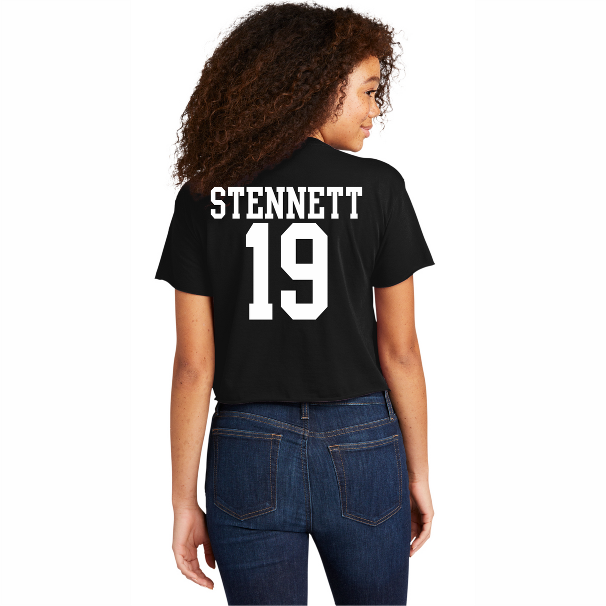 Garrett Stennett #19 NIL Retro Crop Tee