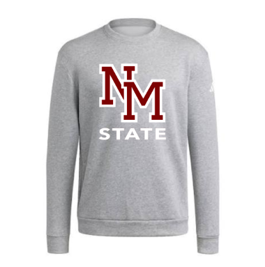 Adidas Men's Vault Fleece Crew Sweatshirt Medium Grey Heather