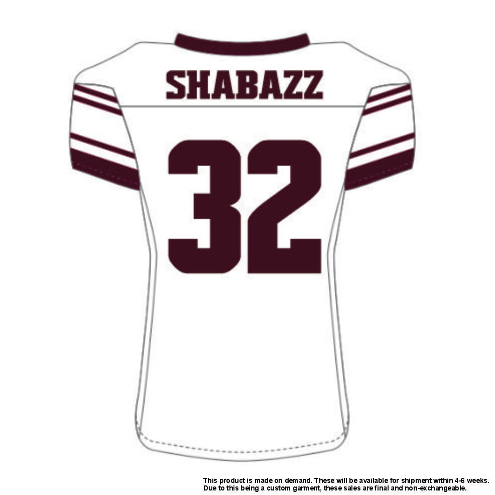 Siddeeq Shabazz #32 White Replica Jersey