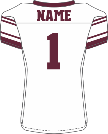 Aggies Blank #1 Football Replica Jersey