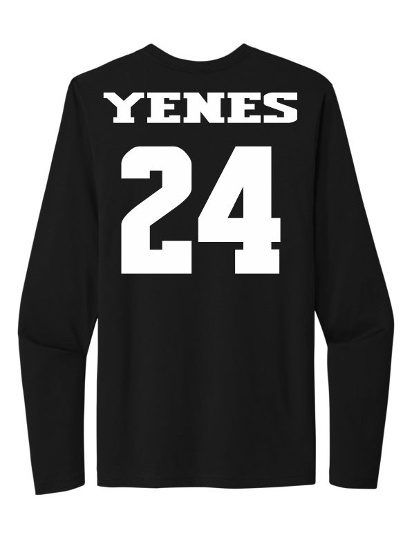 Lucia Yenes #24 Women's Basketball NM State Long Sleeve Tee