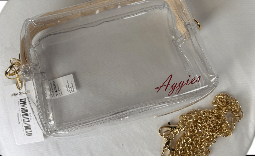 Aggies Clear Purses