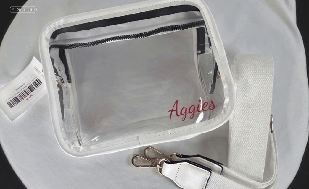 Aggies Clear Purses