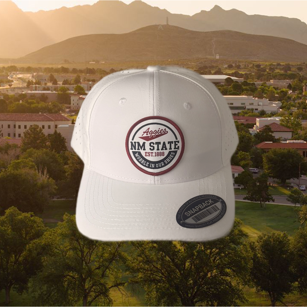 NM State Aggies Wobble In Our Shoes Golfer Cap