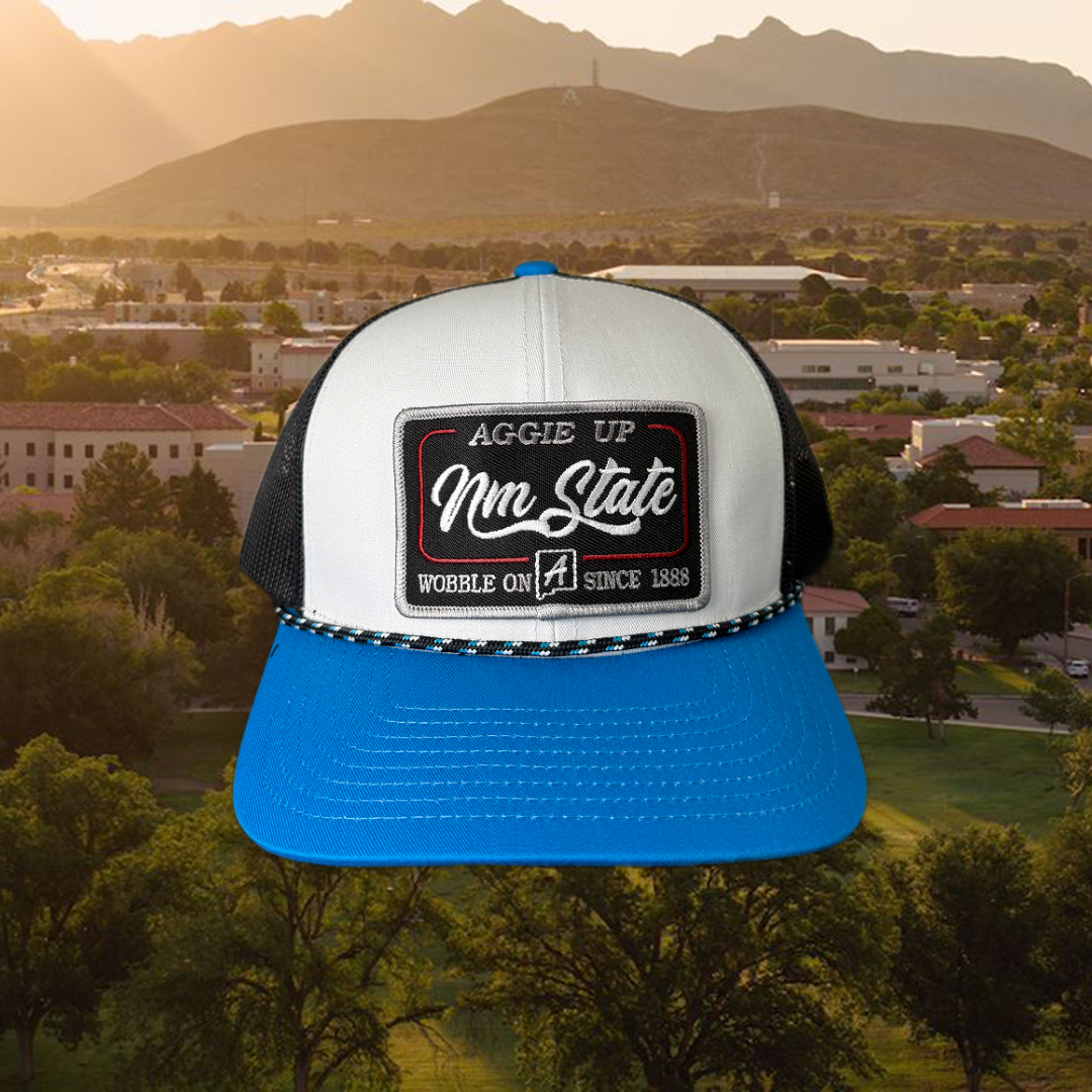 AGGIE UP NM STATE WOBBLE ON CAP