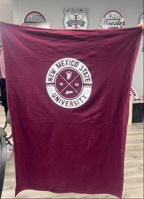New Mexico State University Throw Blanket