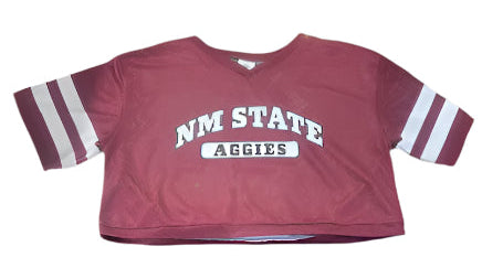 NM State Aggies Cropped Mesh Jersey