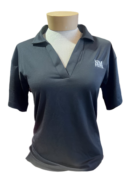 NM State Mercer + Mettle Woman's V Neck Polo