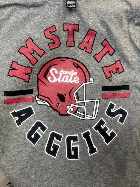 NMSU Retro State Helmet Tee