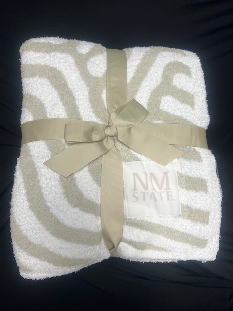 NM State Logo Brands Luxe Dreams Blanket