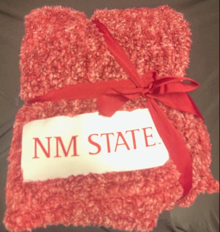 NM State Color Frosty Fleece Blanket