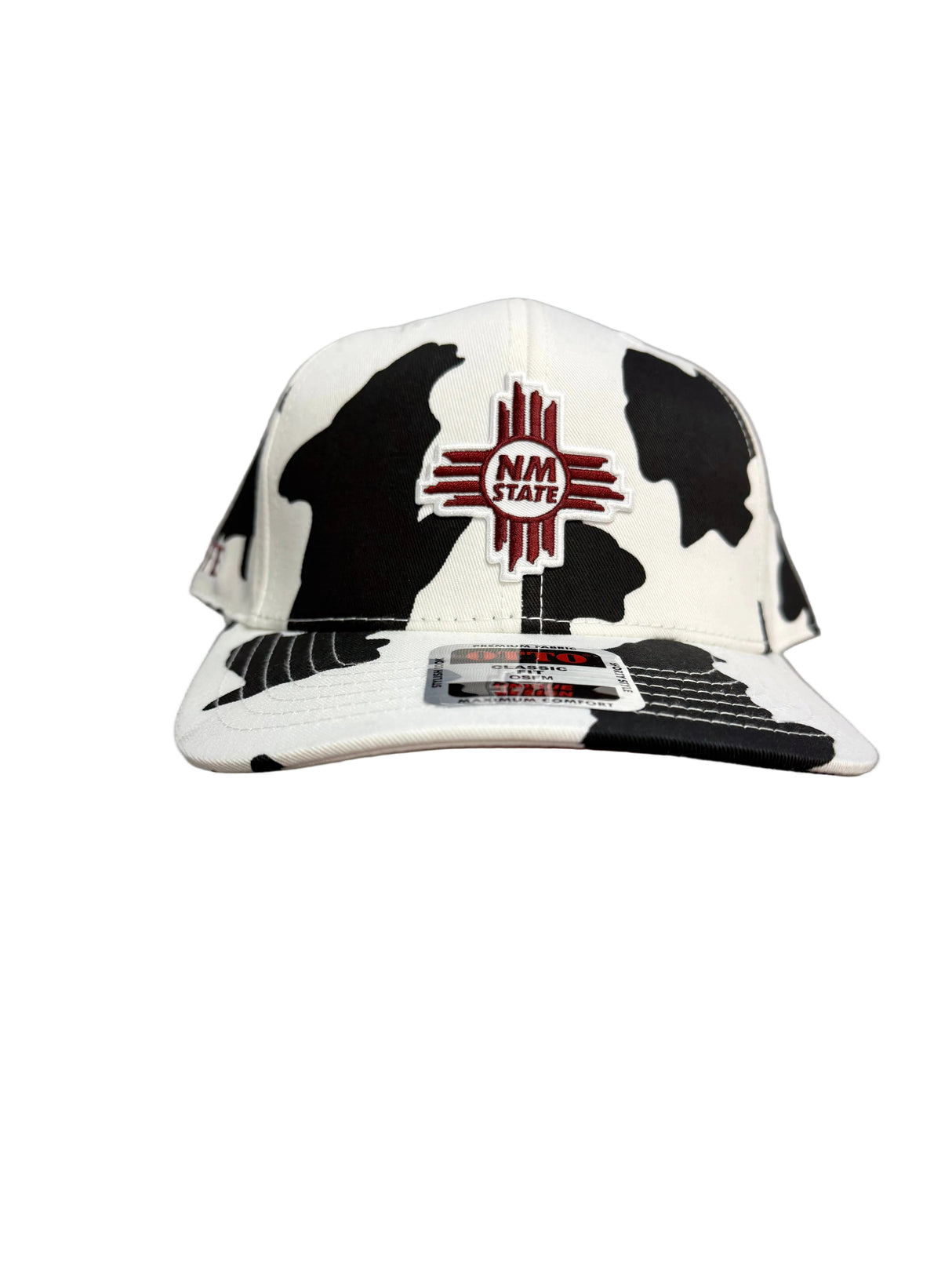 NM State Zia Aggie Life Cow Print Cap