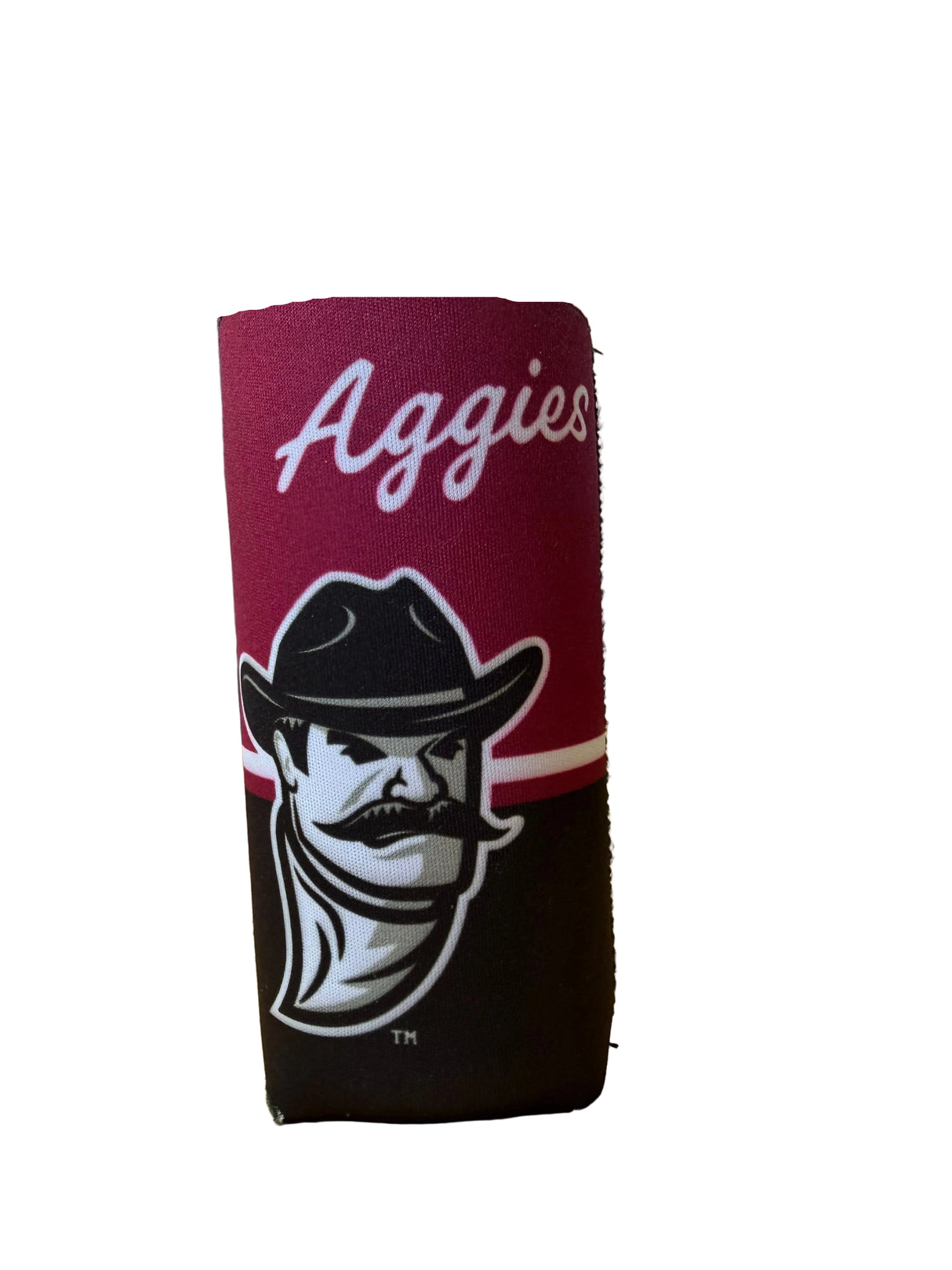 NM STATE AGGIES SLIM CAN KOOZIE