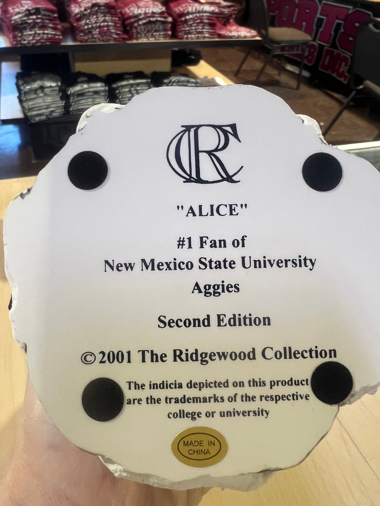 "Alice" #1 Fan of NMSU Aggies