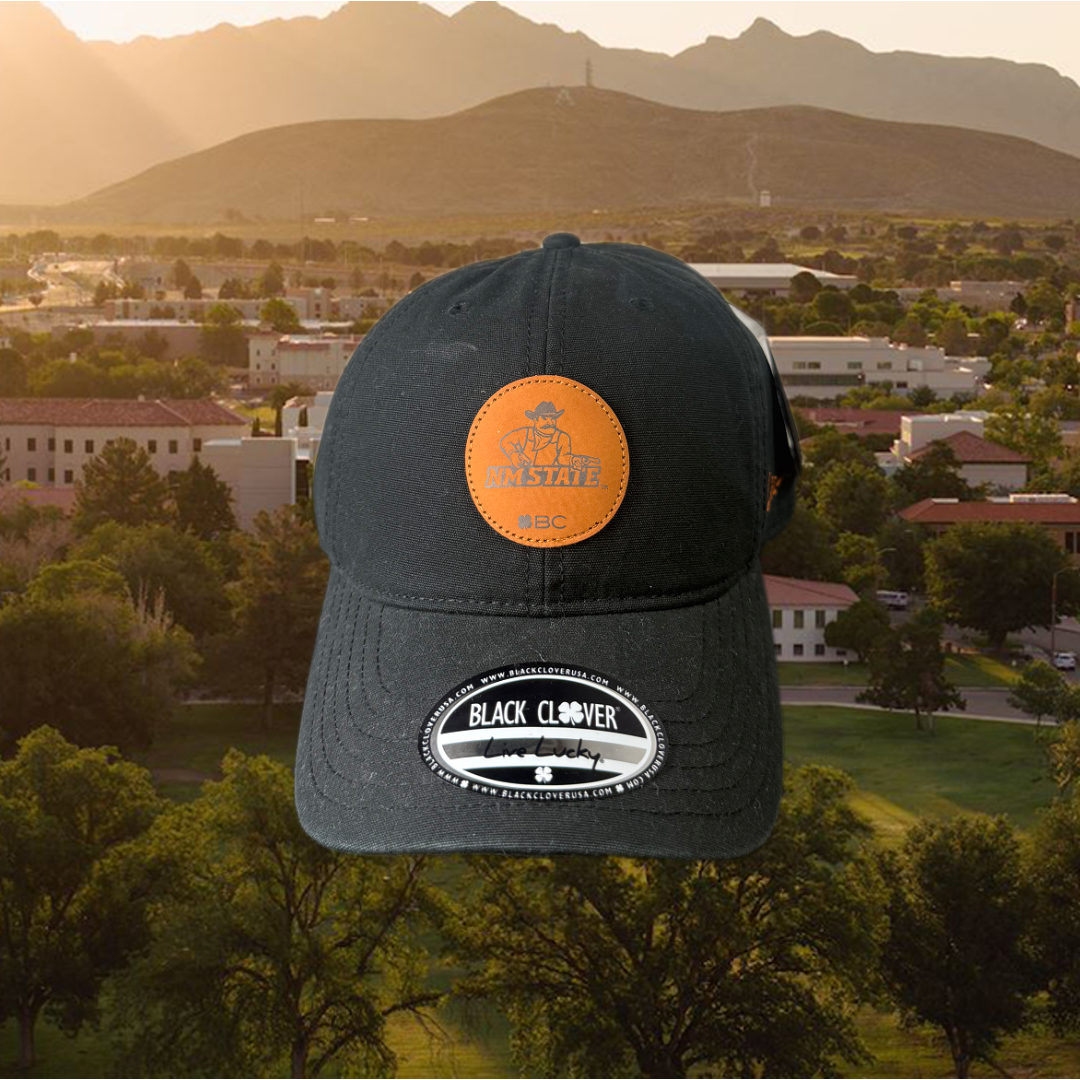 Leather NM State Patch Trucker