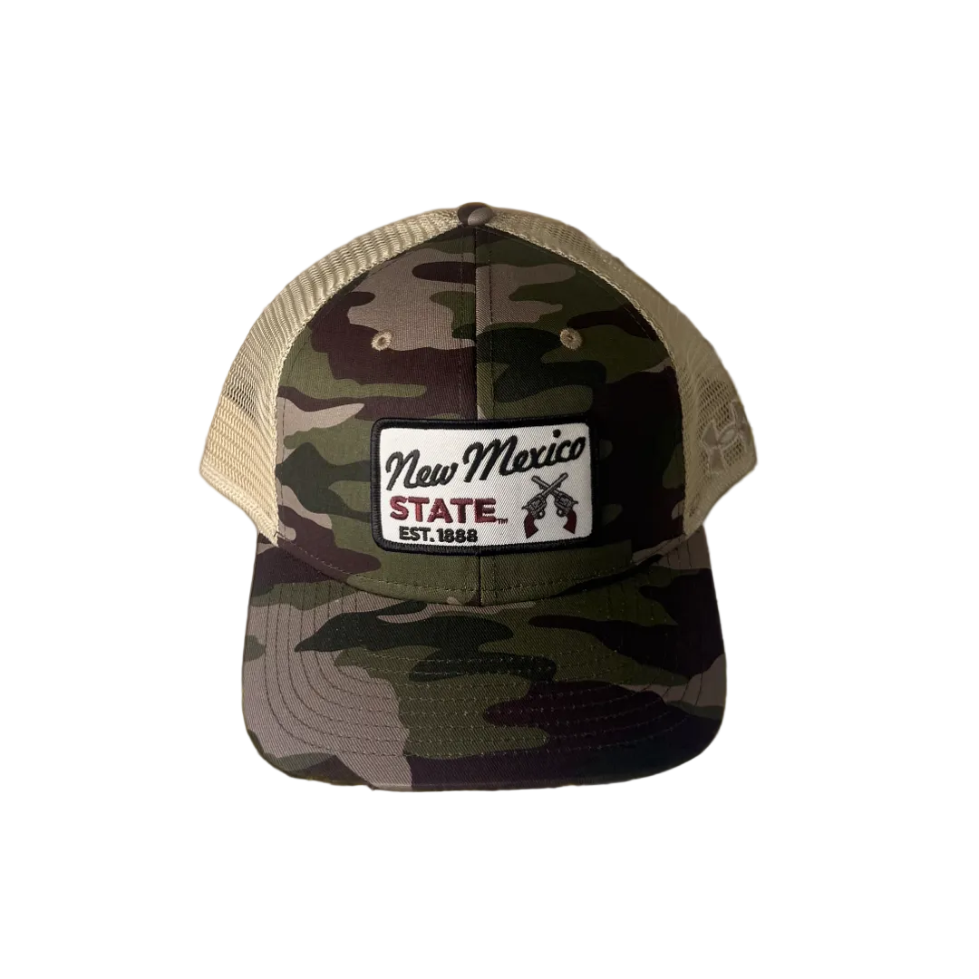 New Mexico State Est. 1888 Camo Trucker Cap