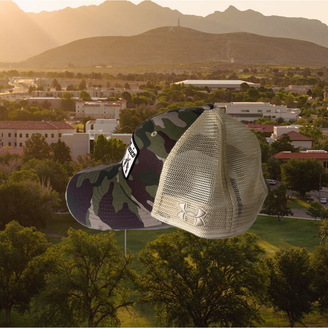New Mexico State Est. 1888 Camo Trucker Cap