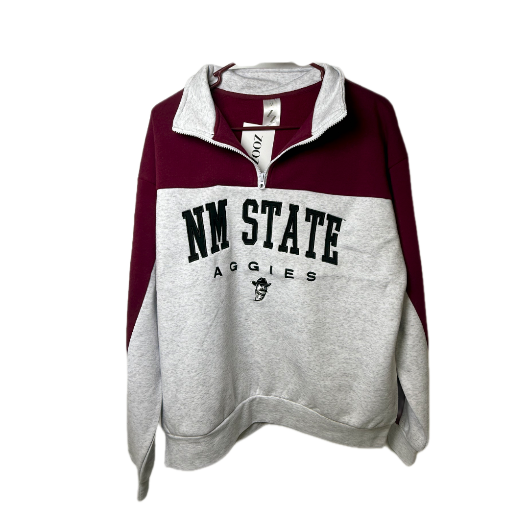 NM State Aggies Huddle 1/4 Zip Pull Over