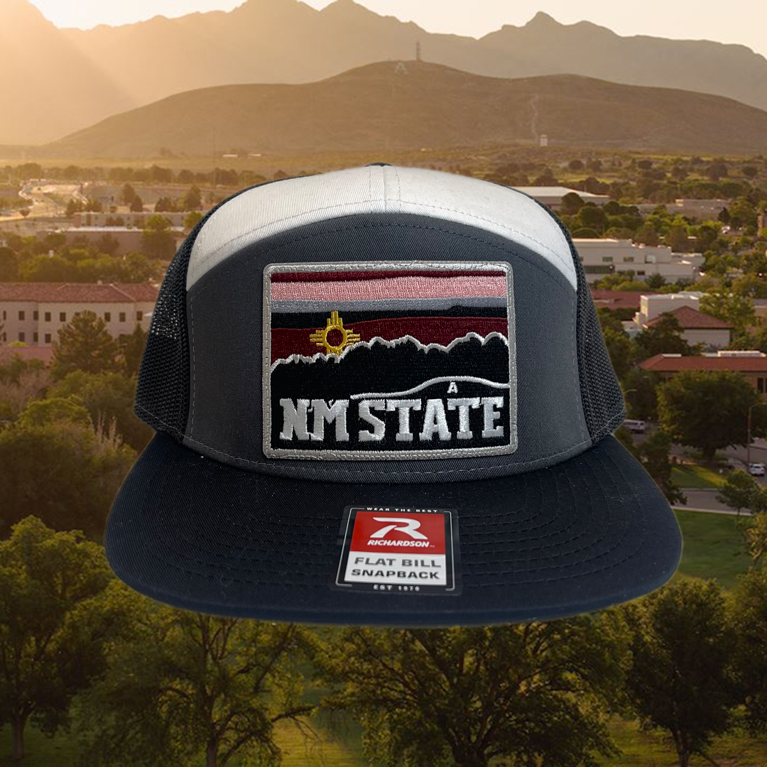 NM State "A" Zia Flat Bill Snapback
