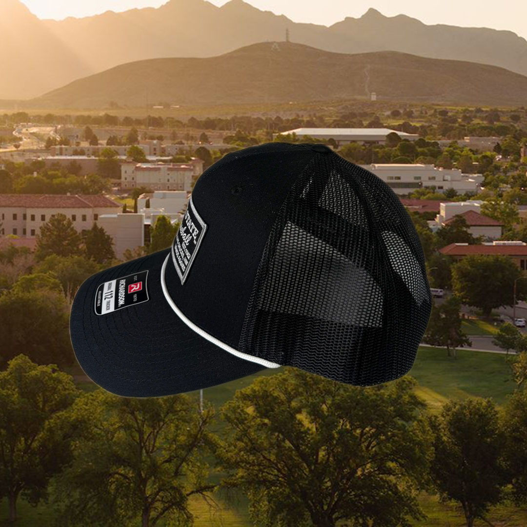 NM State Baseball Trucker w/Rope