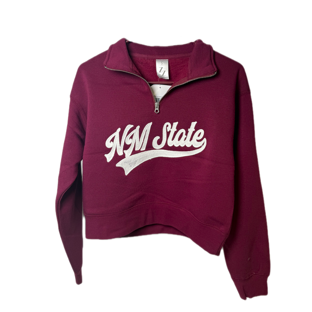 NM State Crop 1/4 Zip Pull Over