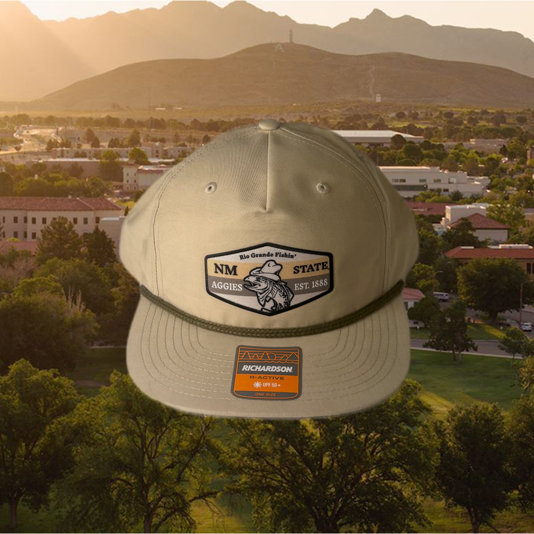 NM State Aggies Rio Grande Fishin' Cap With Rope