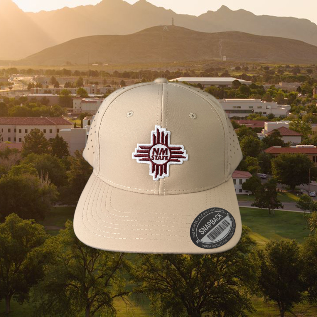 NM State Zia Golfer Hat