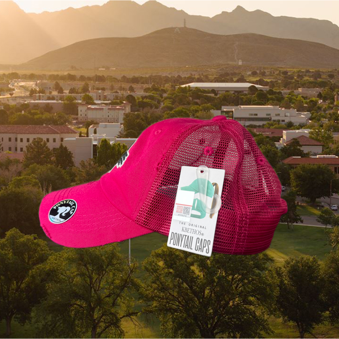 NM State Zia Ponytail Cap