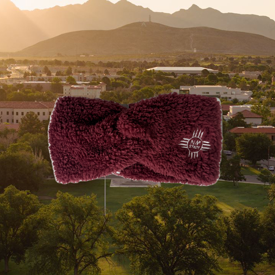 NM State Zia Sherpa Headband