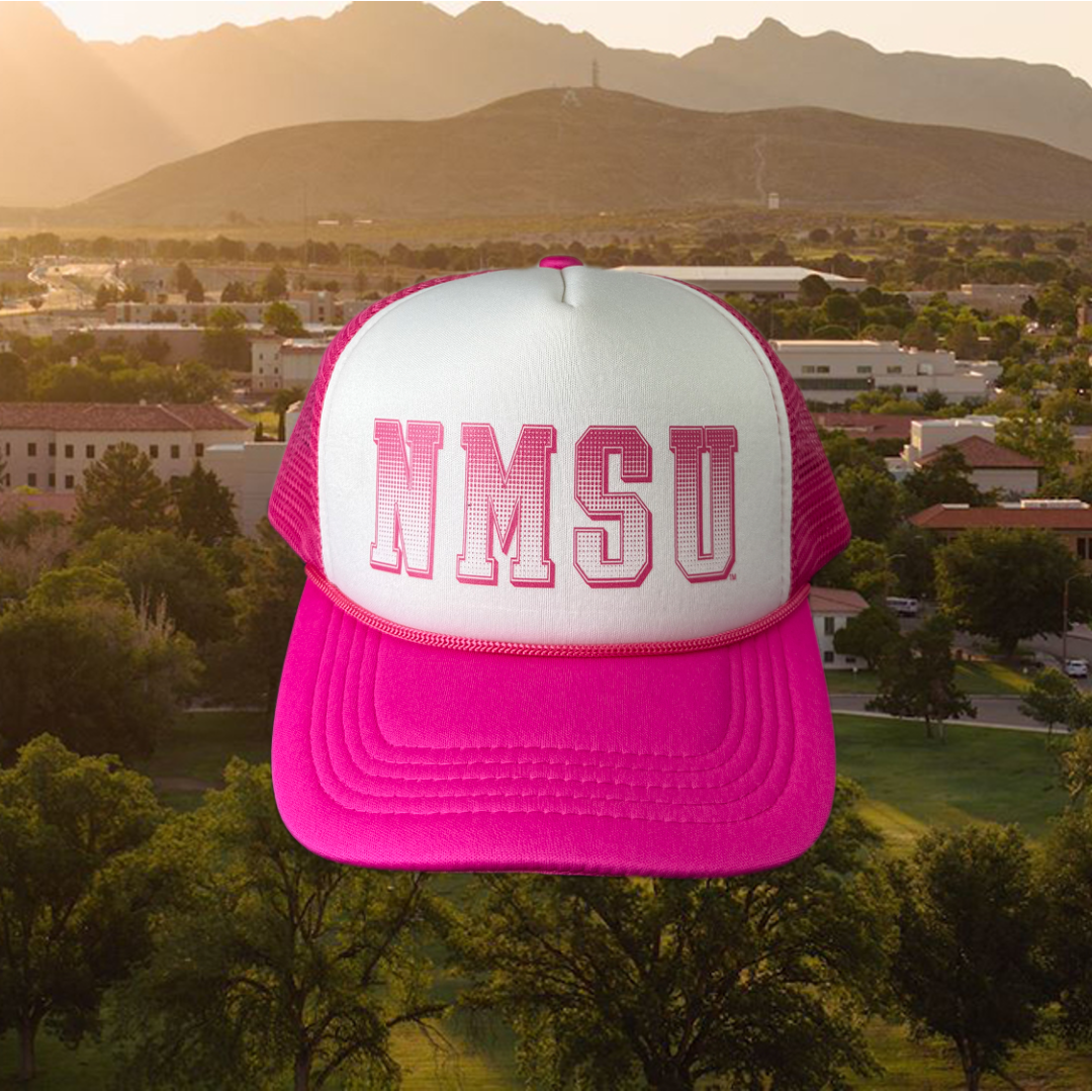 Pink NMSU Trucker Hat