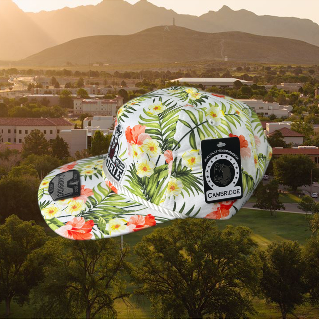 Pistol Pete Floral Cambridge Rope Cap