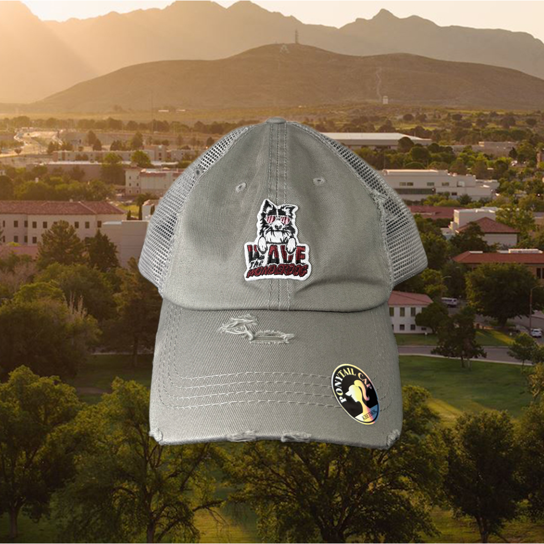 Wave The Wonder Dog Ponytail Cap
