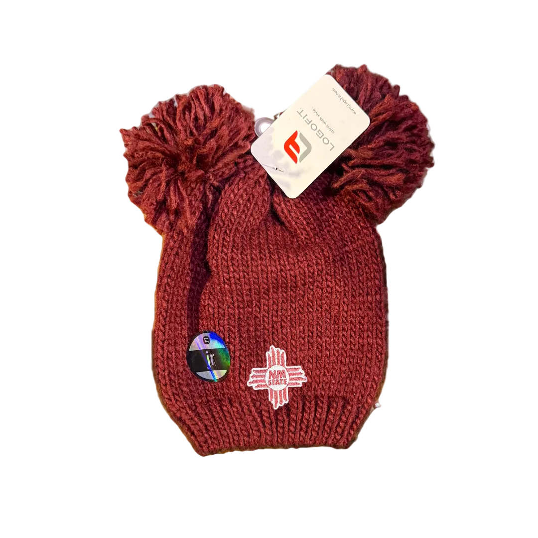 NM State Fleece Beanies